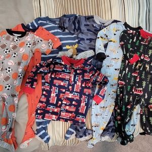 Carter's zip up pajamas